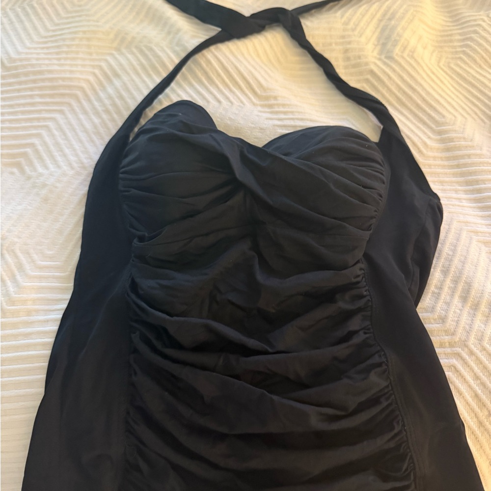 La Blanca Black tankini top swimsuit bikini